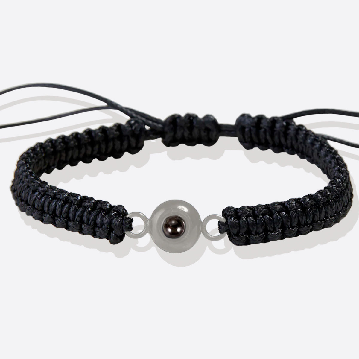 Bracciale intrecciato personalizzato con foto