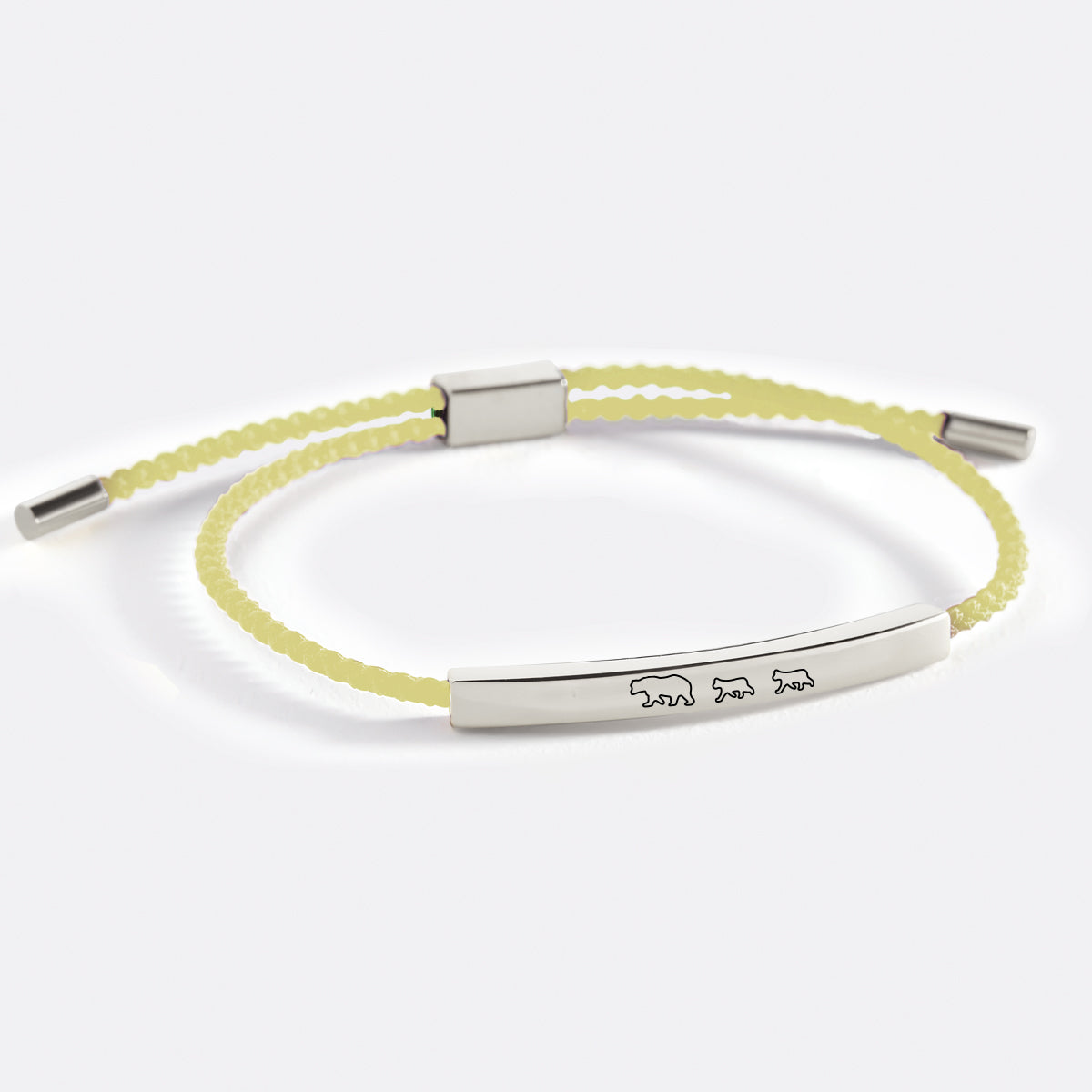 Mama Bear & Her Baby Bears Inspire Bracelet in 925 sterling silver
