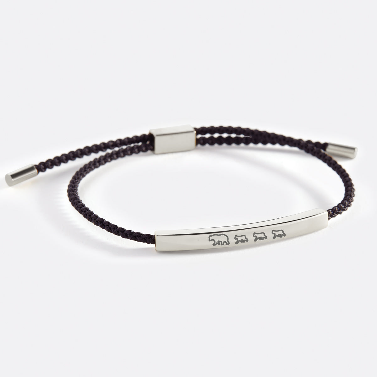 Mama Bear & Her Baby Bears Inspire Bracelet in 925 sterling silver