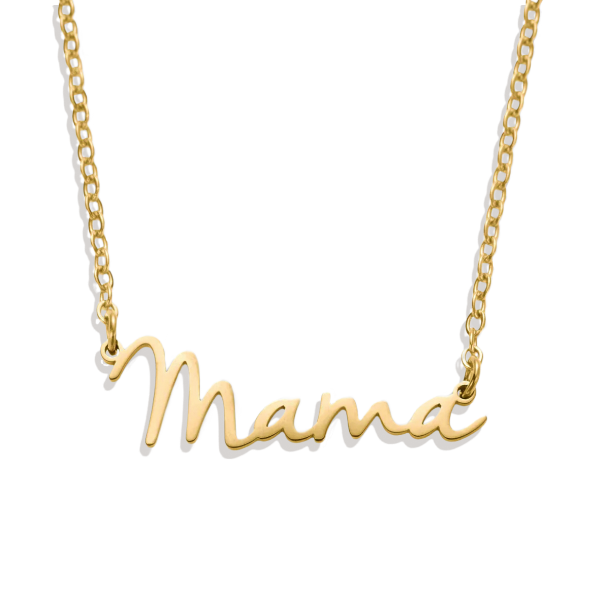 Mama Script Necklace — Vanny Jewels