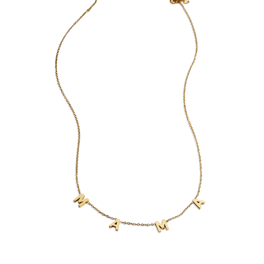 The MAMA Letter Necklace — Vanny Jewels