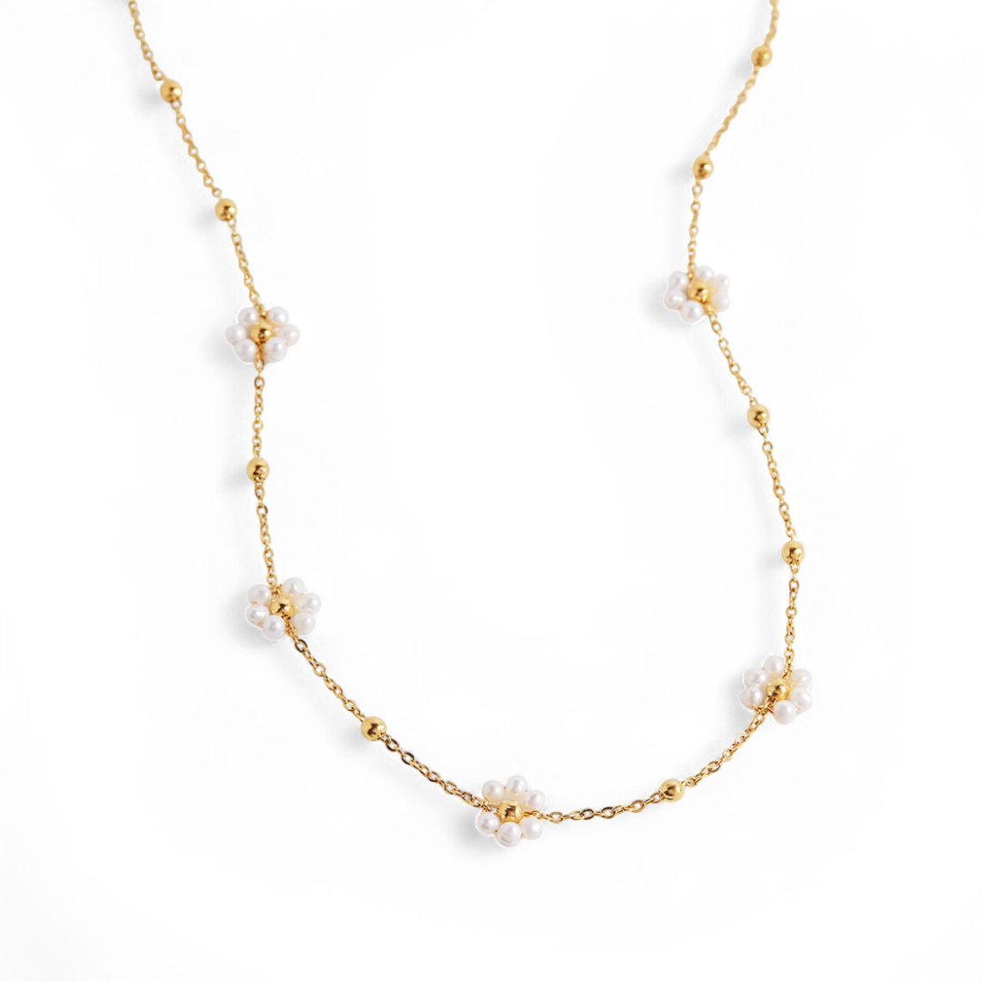 Marguerite Pearl Necklace — Vanny Jewels
