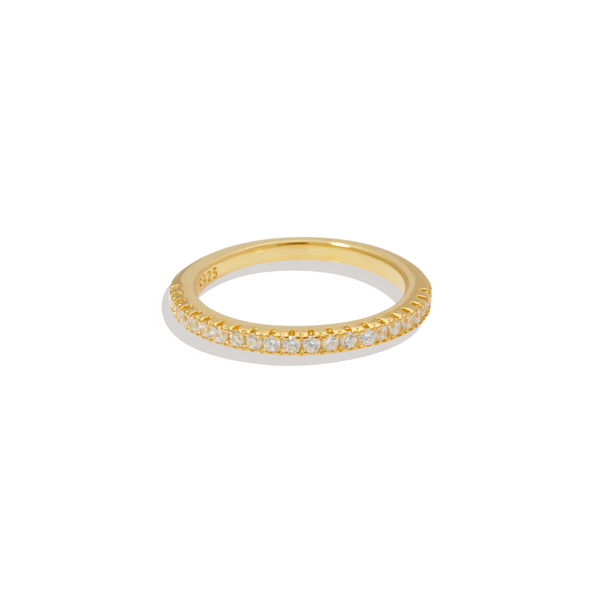 Micro-Pavé Eternity Stacking-Ring