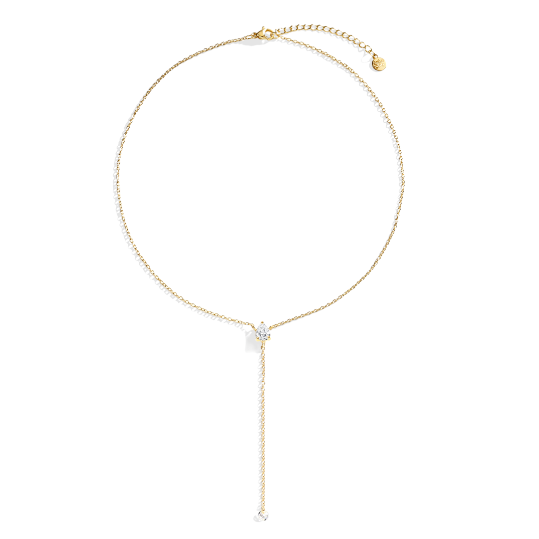 Minimalist Lariat Necklace — Vanny Jewels