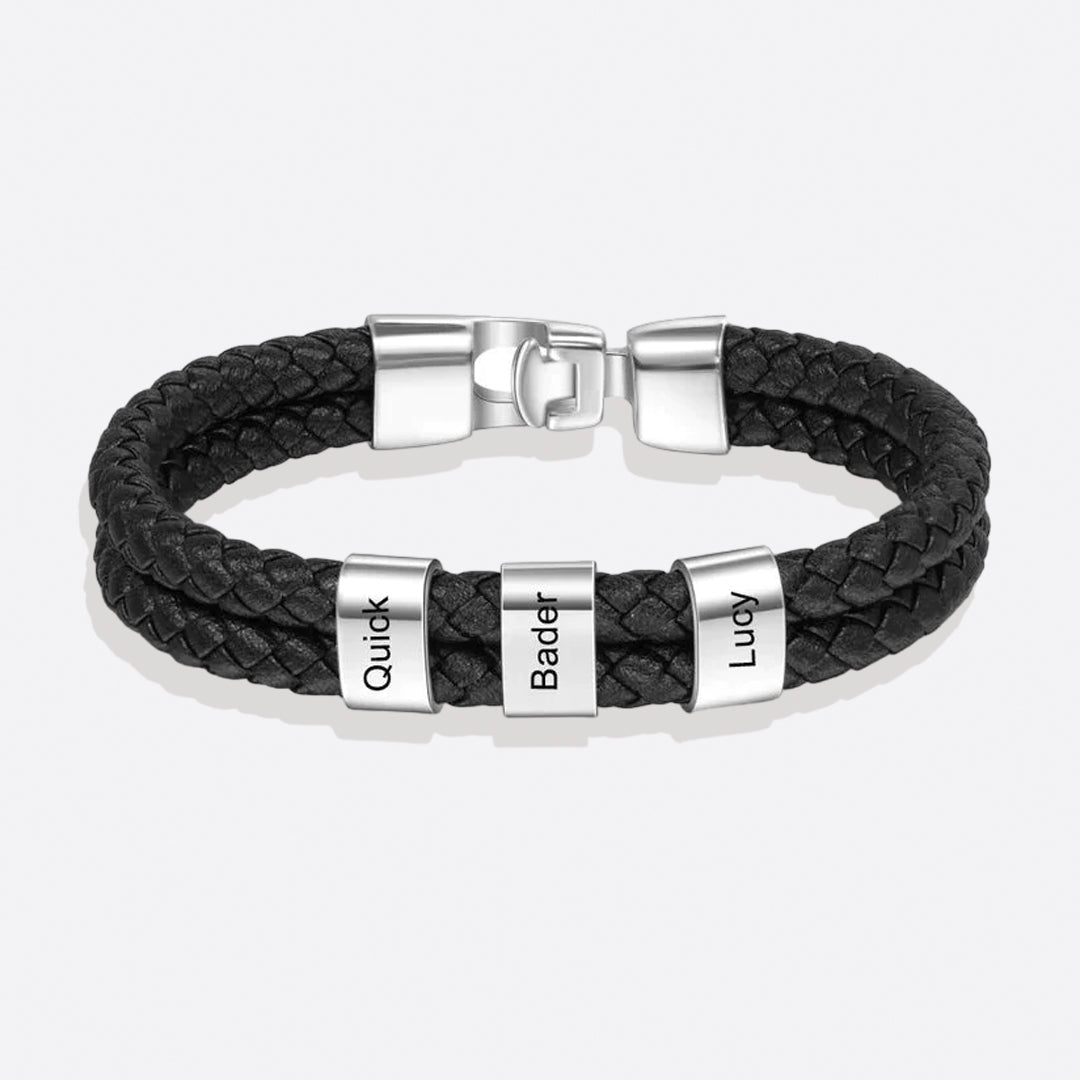 Minimalistische personalisierbare Perlenarmbänder mit Namen