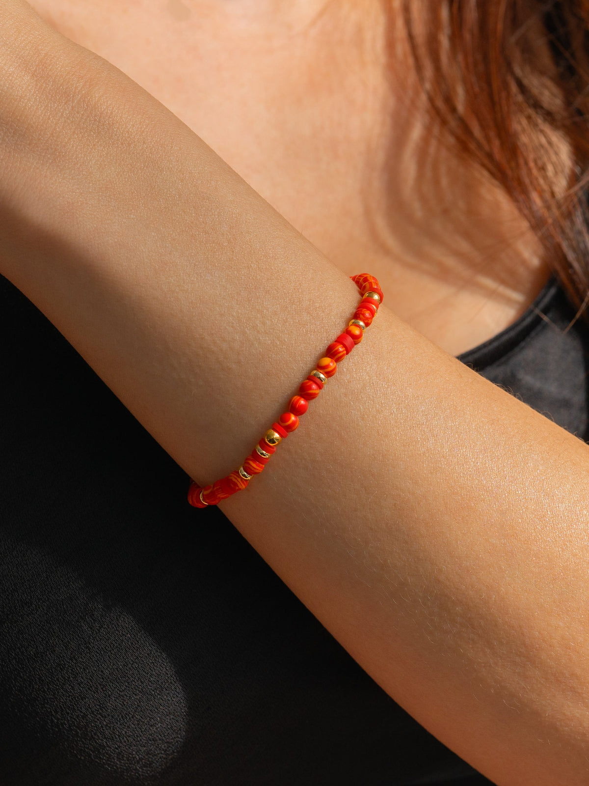 Stapelbares Geburtsstein-Perlenarmband