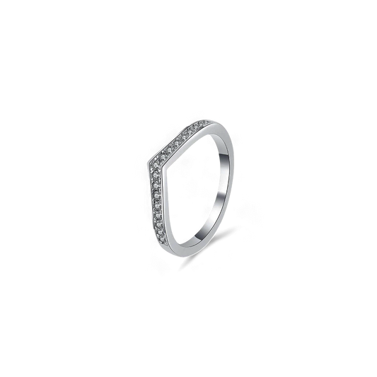 Moissanite Peak Ring — Vanny Jewels