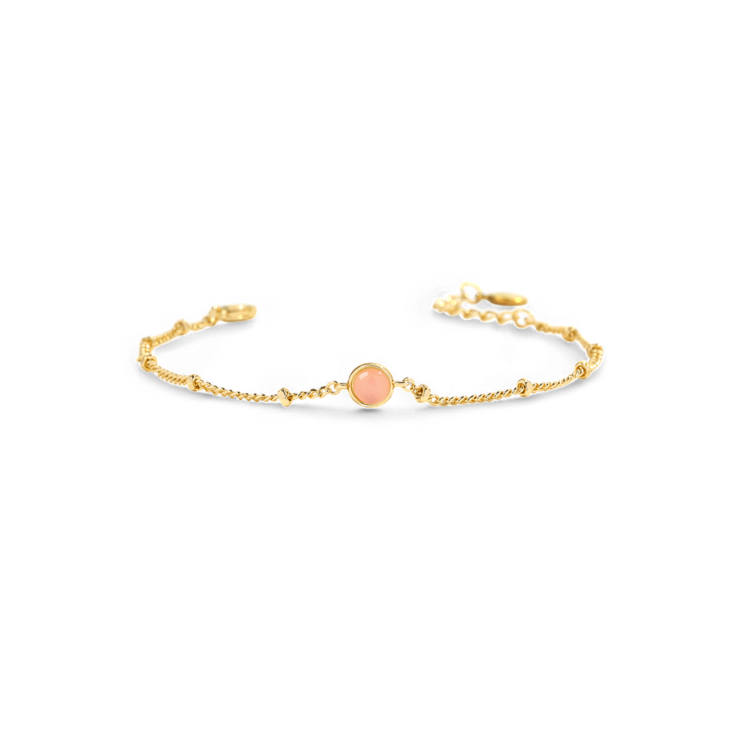 Rose Quartz Gemstone Bracelet — Vanny Jewels