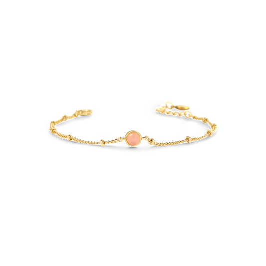 Rose Quartz Gemstone Bracelet — Vanny Jewels