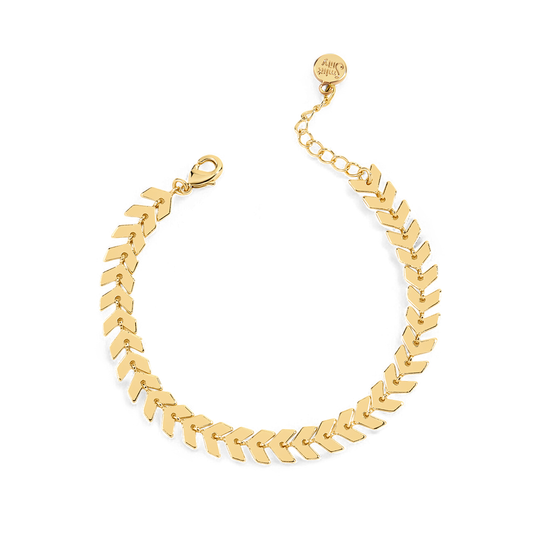 Leaf Chain Bracelet — Vanny Jewels