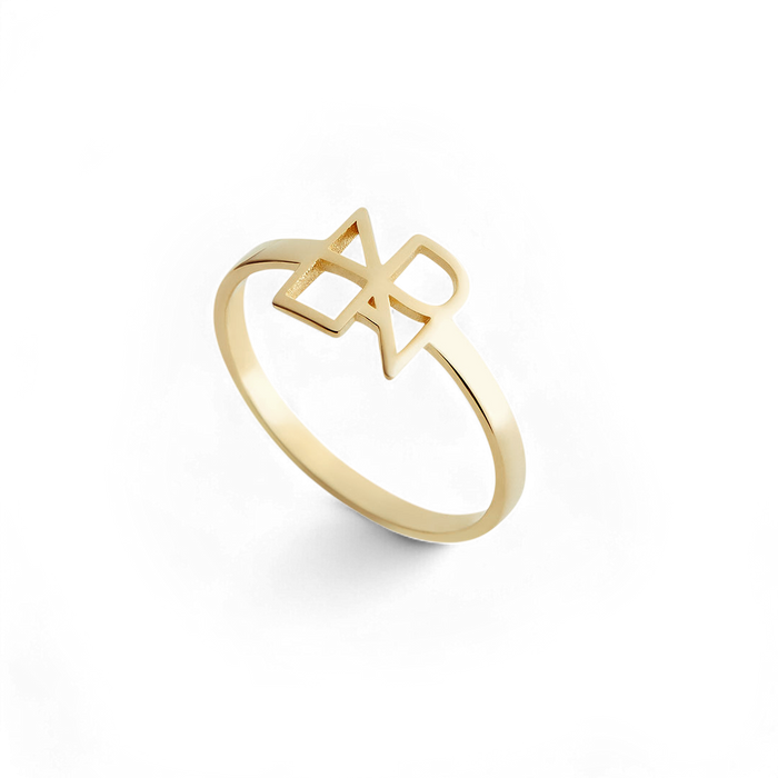 Monogram Name Ring in 925 Sterling Silver — Vanny Jewels