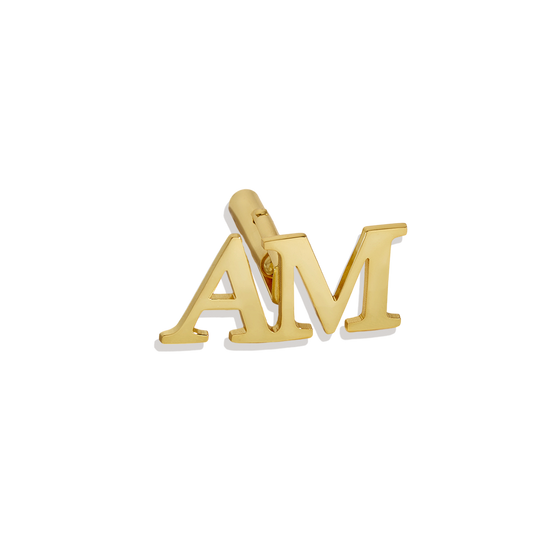 Monogrammed Cufflinks with Initials — Vanny Jewels