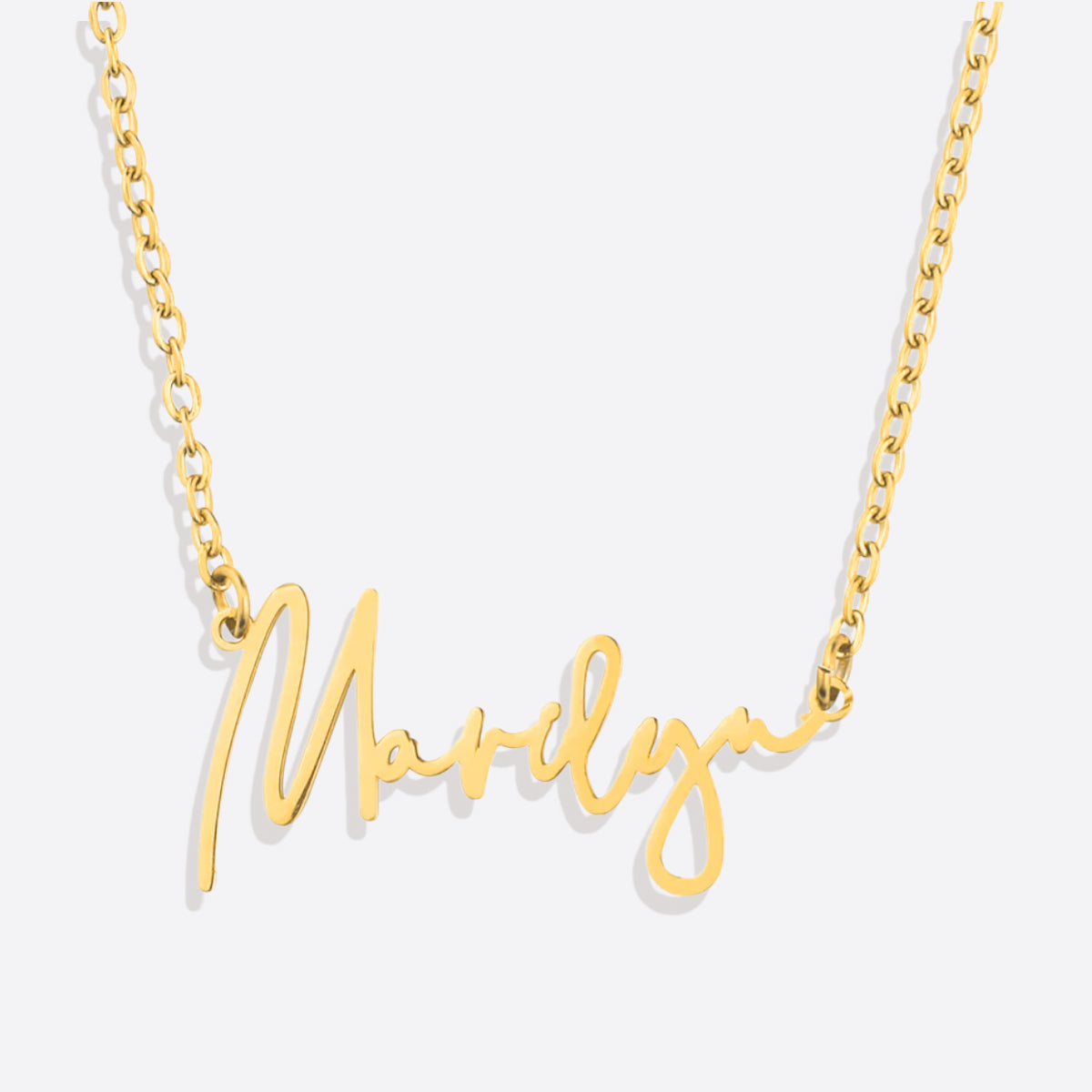 Personalized Name Necklace | Choose from 9 Styles in gold tone