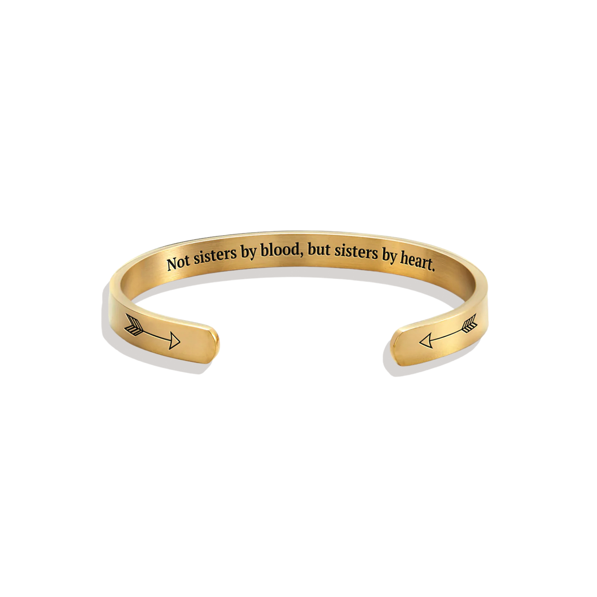 Bracciale a Polsino Non Sorelle di Sangue Ma Sorelle di Cuore