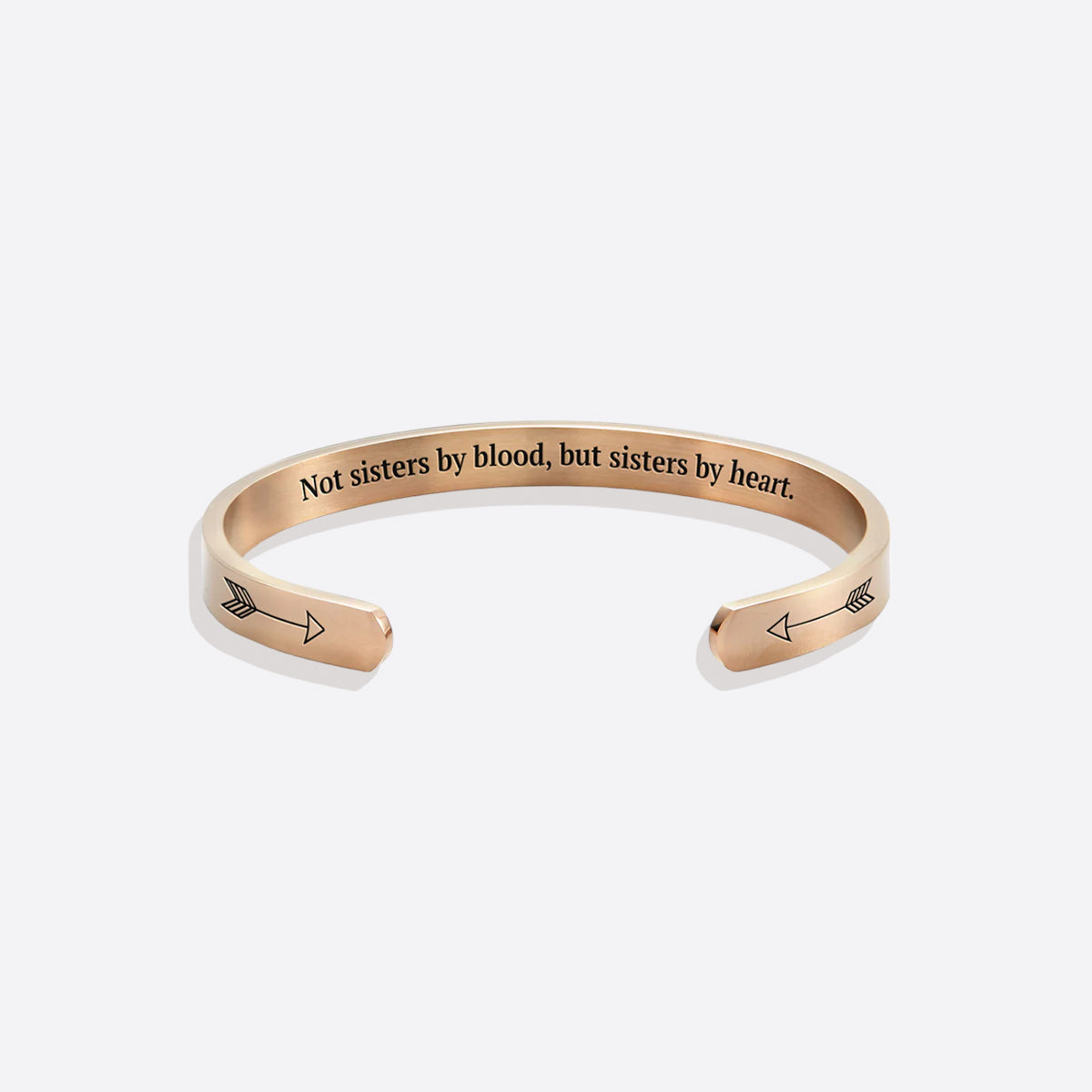 Bracciale a Polsino Non Sorelle di Sangue Ma Sorelle di Cuore