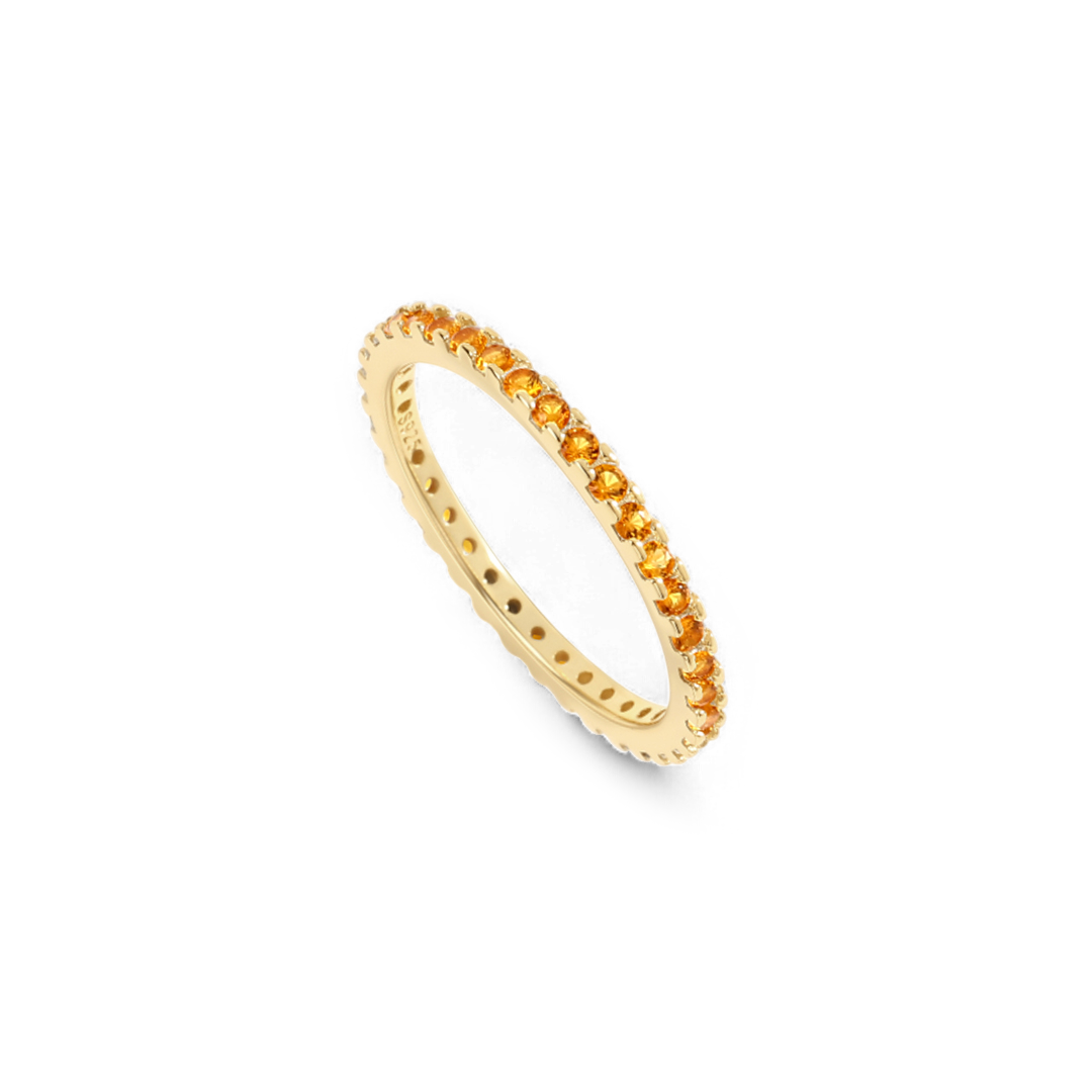 November Birthstone Eternity Stacking Ring — Vanny Jewels