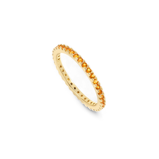 November Birthstone Eternity Stacking Ring — Vanny Jewels