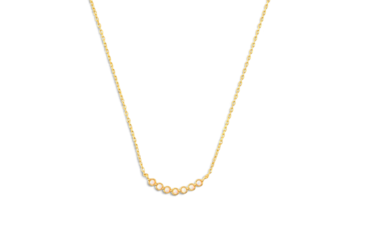 Opal Arc Necklace — Vanny Jewels