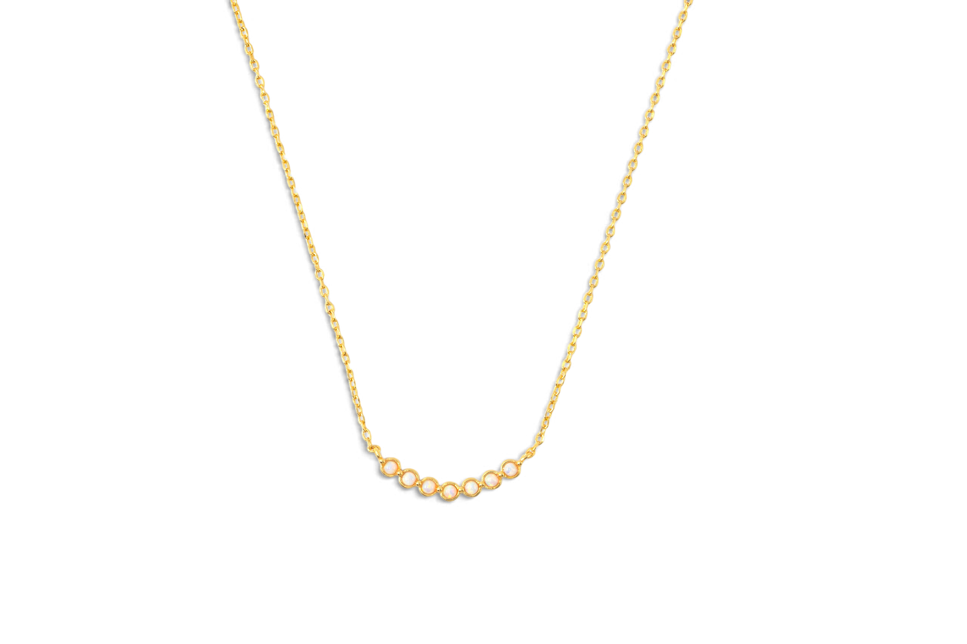 Opal Arc Necklace — Vanny Jewels