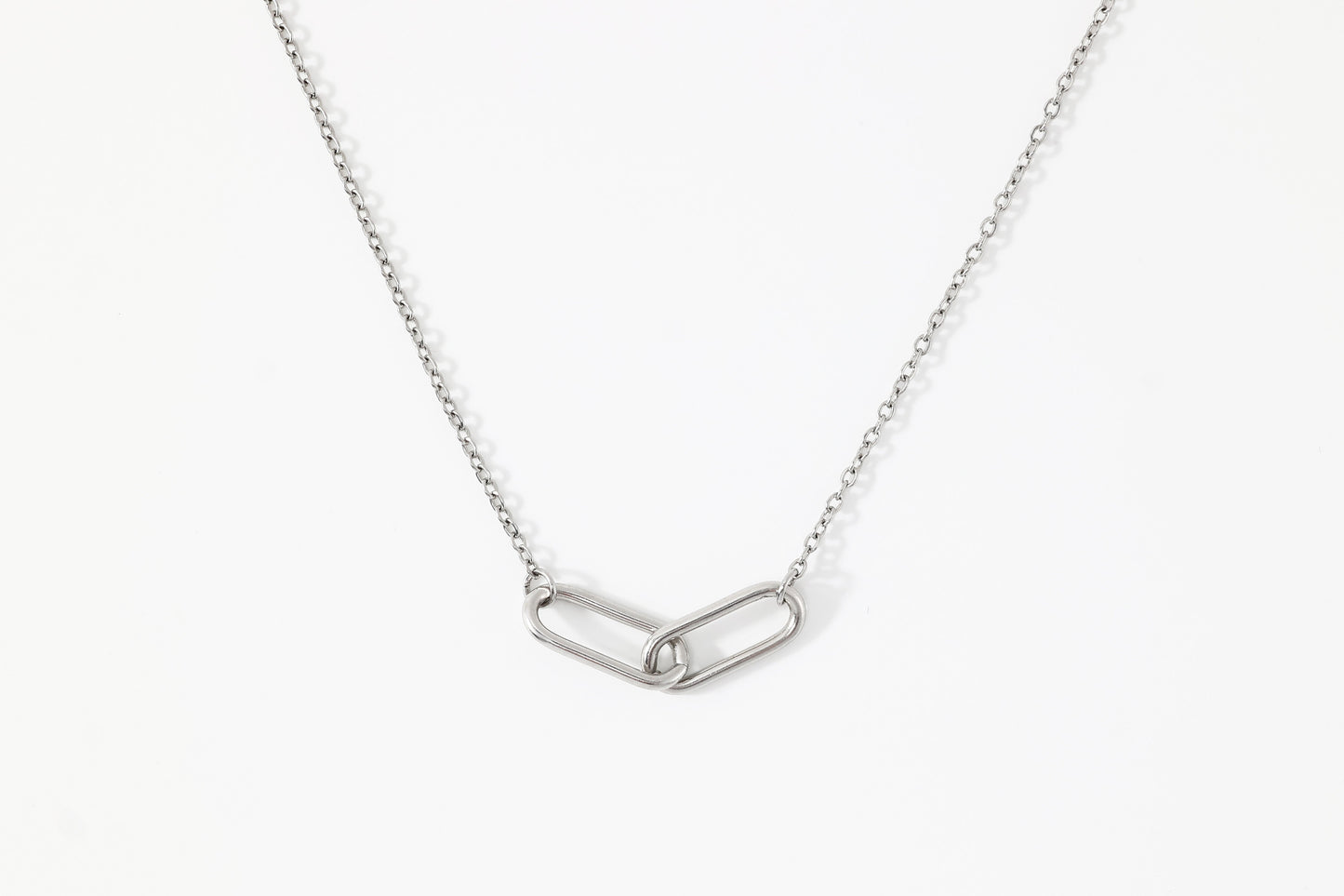 Oval Link Necklace in 925 sterling silver