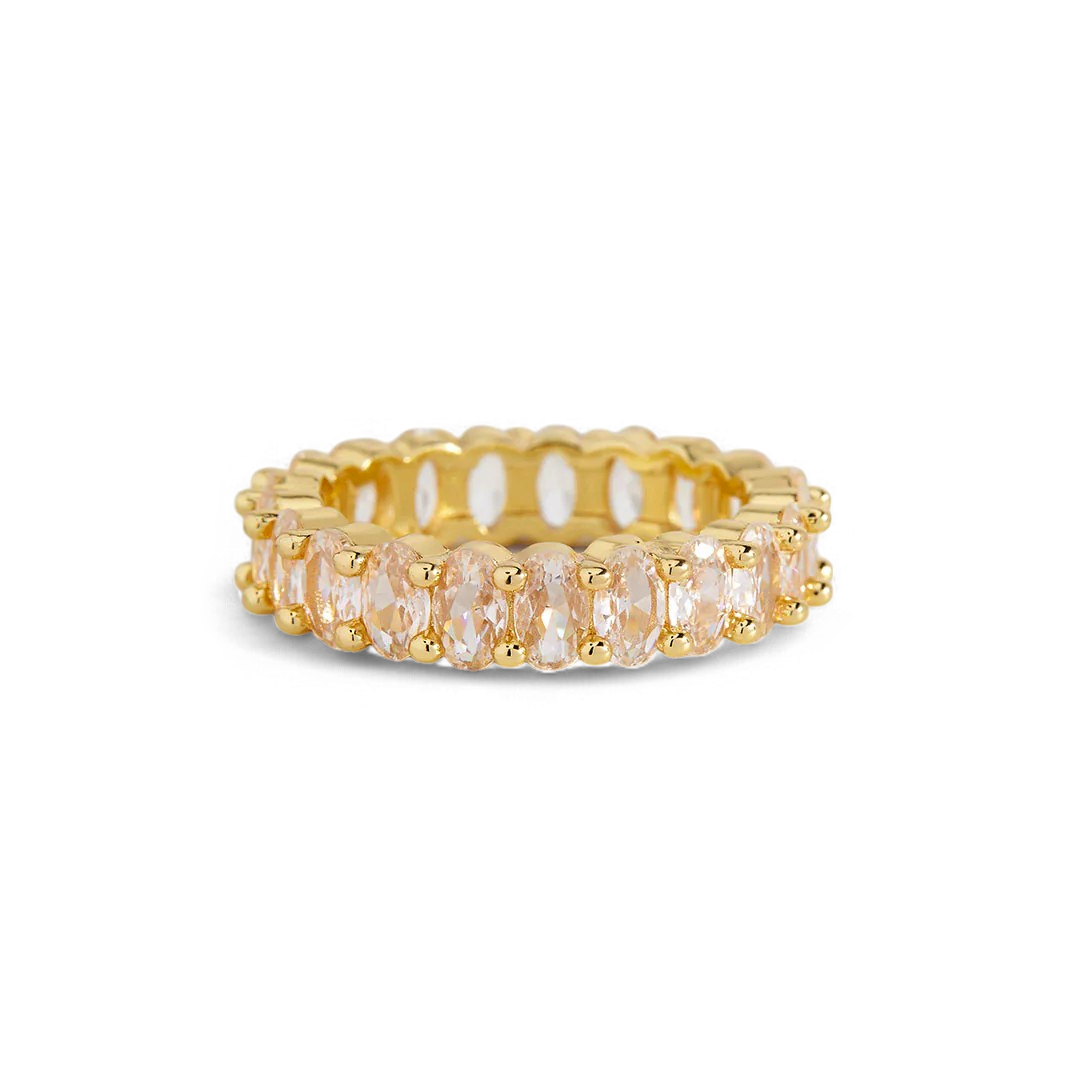 Oval Eternity Ring — Vanny Jewels