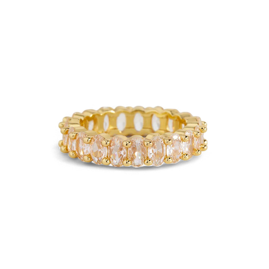 Oval Eternity Ring — Vanny Jewels