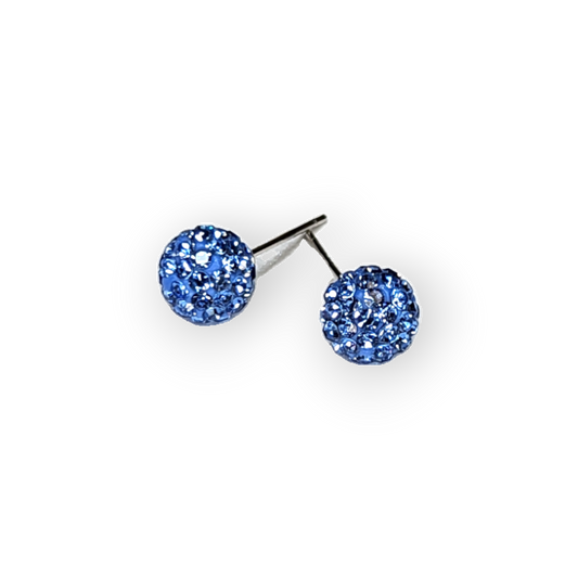 Glittersphere Stud Earrings — Vanny Jewels