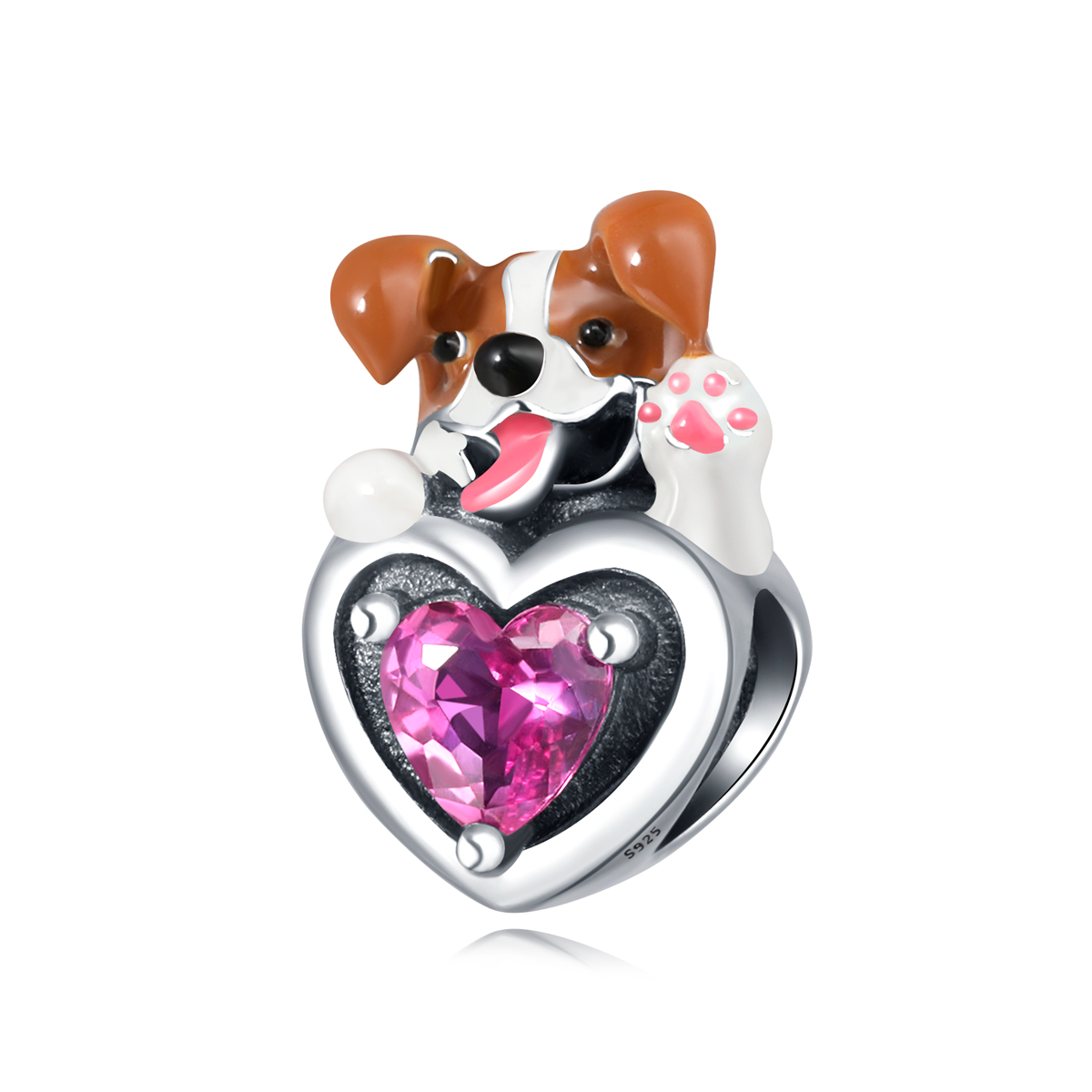 Passion for Dogs Charm in 925 Sterling Silver — Vanny Jewels