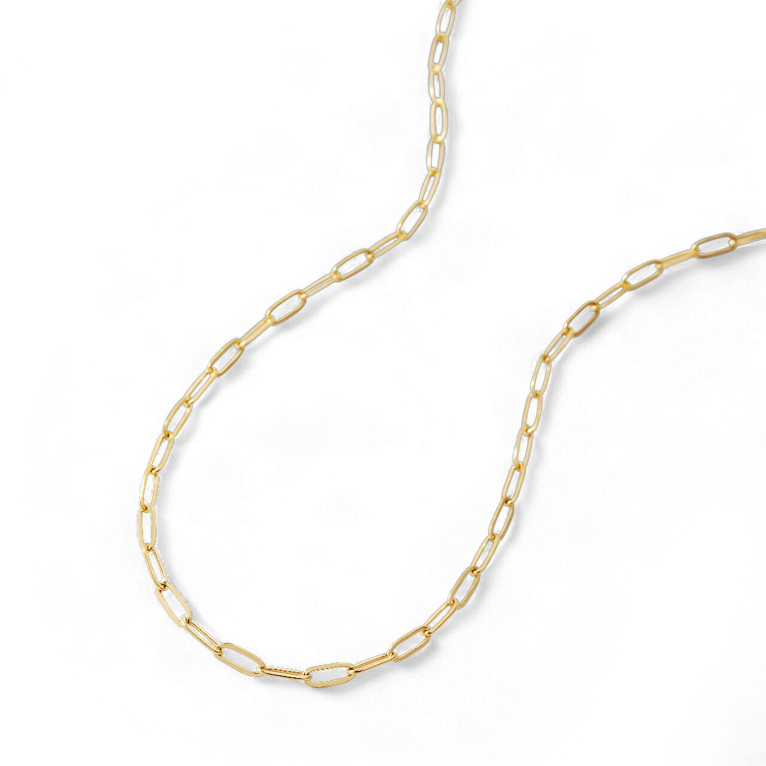 Paradiso Paperclip Chain Necklace — Vanny Jewels
