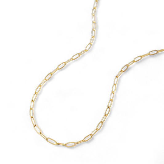 Paradiso Paperclip Chain Necklace — Vanny Jewels