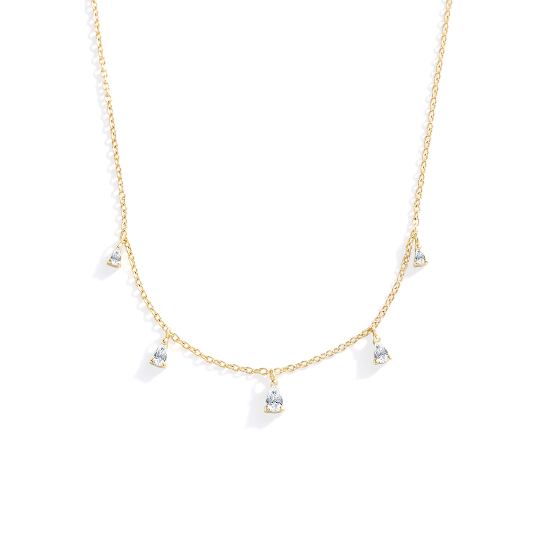 Pear Shape Necklace — Vanny Jewels