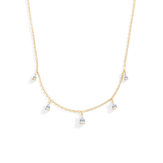 Pear Shape Necklace — Vanny Jewels