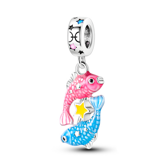 Pisces Charm in 925 Sterling Silver — Vanny Jewels