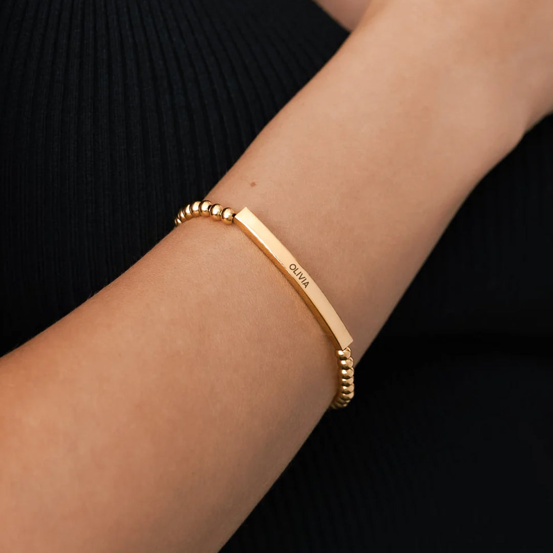 Personalized Beaded Inspire Bracelet