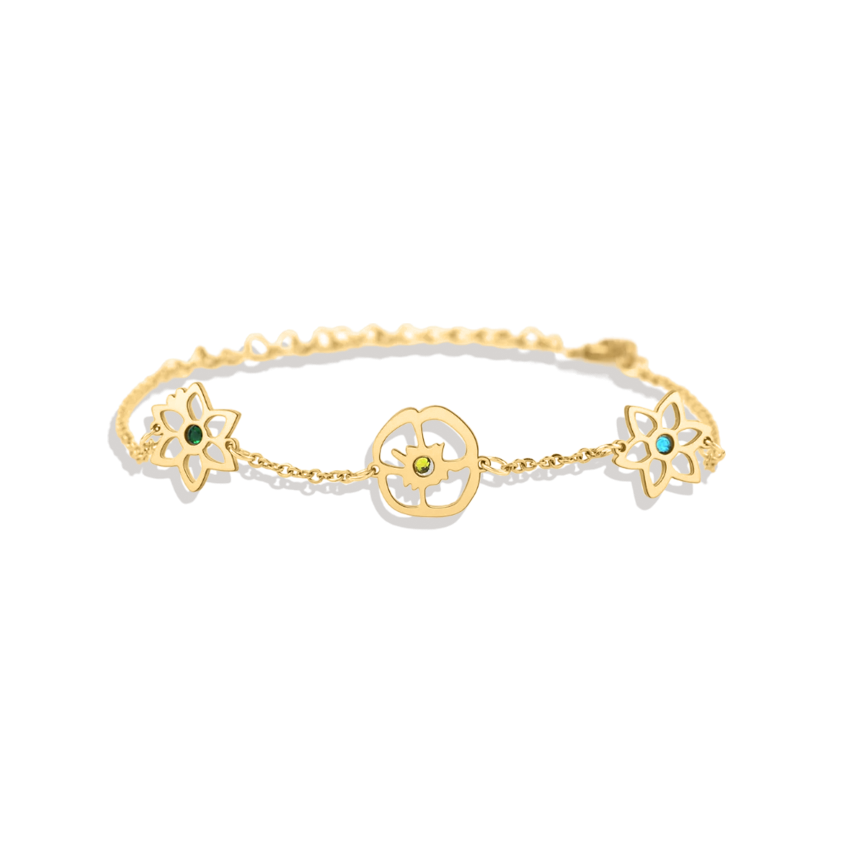Personalisiertes Geburtsblumen-Armband