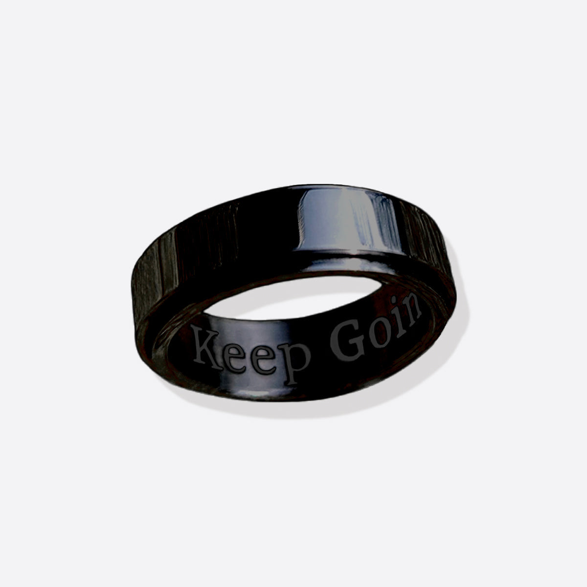 Personalisierter klassischer Fidget-Ring mit Blöcken