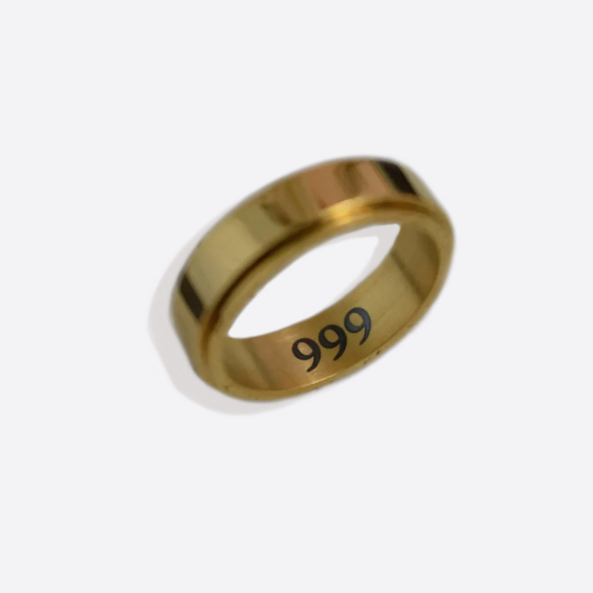 Personalisierter klassischer Fidget-Ring mit Blöcken