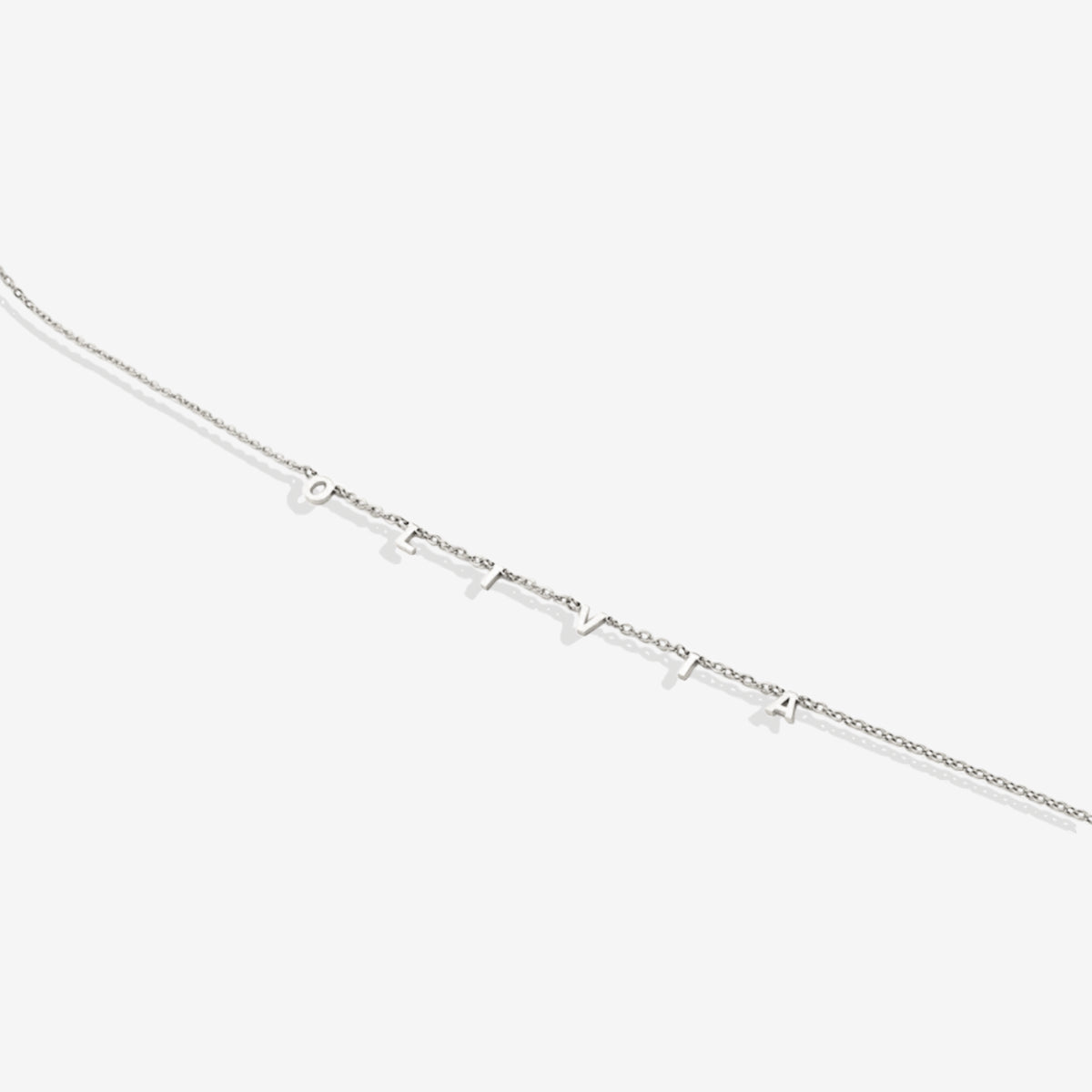 Personalized Minimalist Letter Necklace in 925 sterling silver