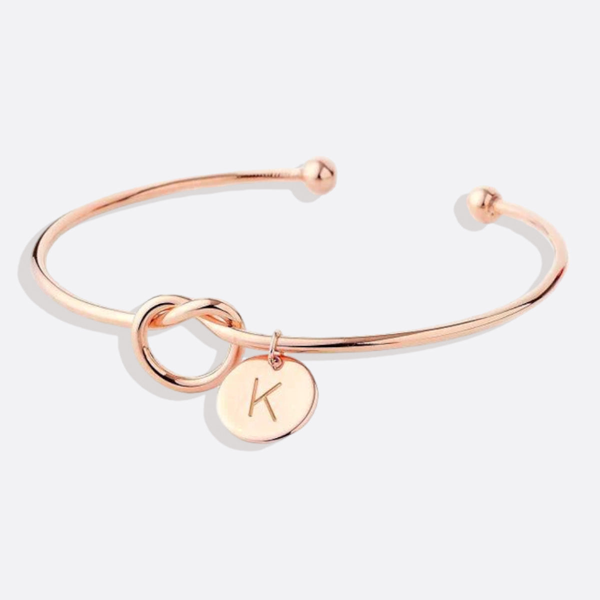 Personalisiertes "Tie the Knot" Armband • Brautjungfern-Geschenkarmband