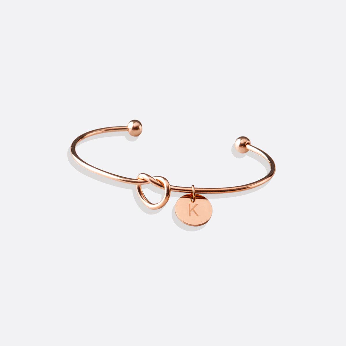 Personalisiertes "Tie the Knot" Armband • Brautjungfern-Geschenkarmband