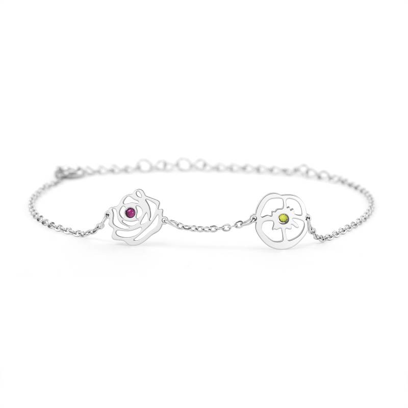 Personalisiertes Geburtsblumen-Armband