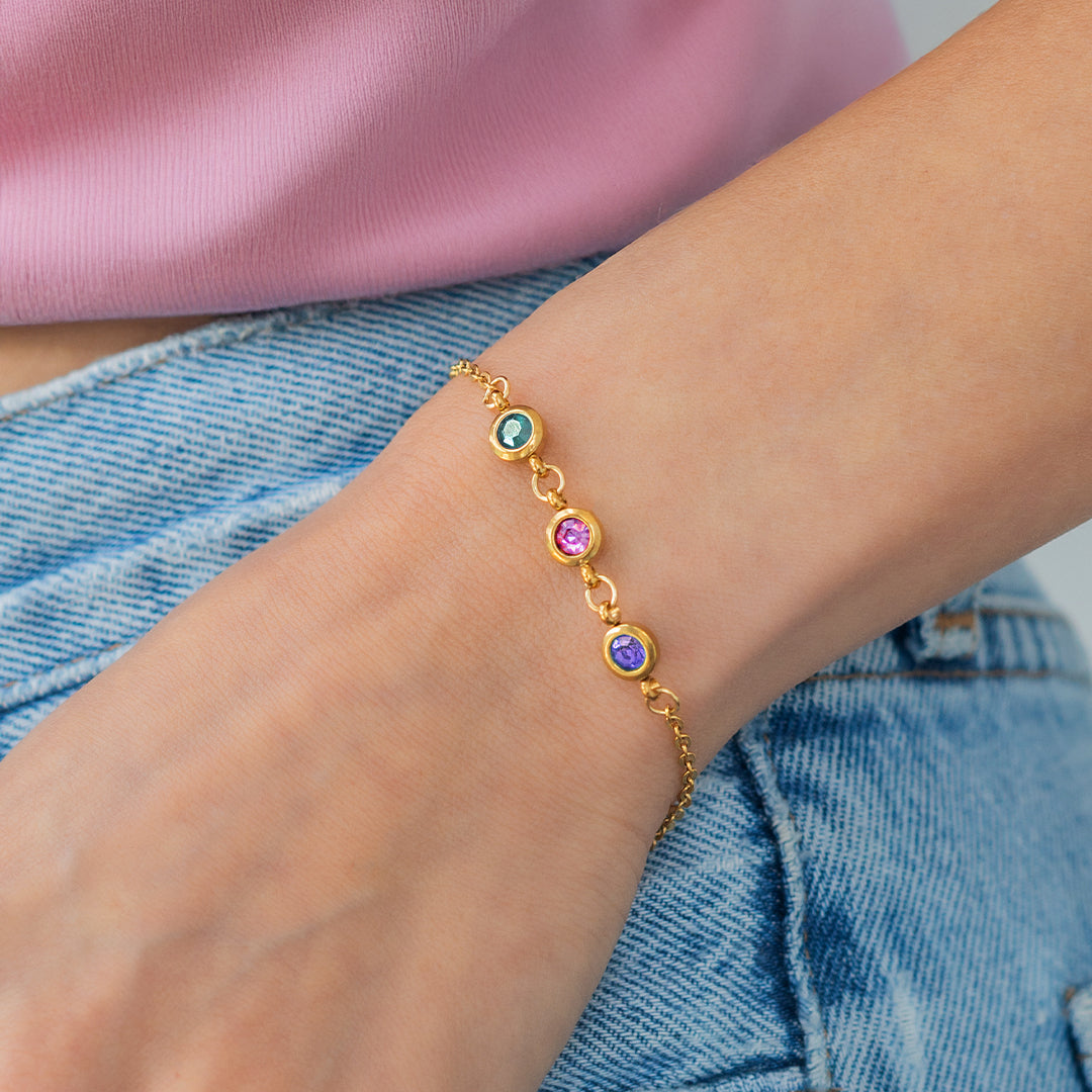 Bracciale con Pietra Portafortuna Personalizzato