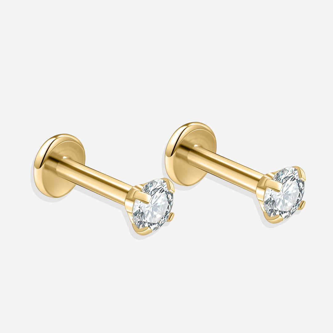 Kristall-Sleeper-Flatback-Stecker | 18g