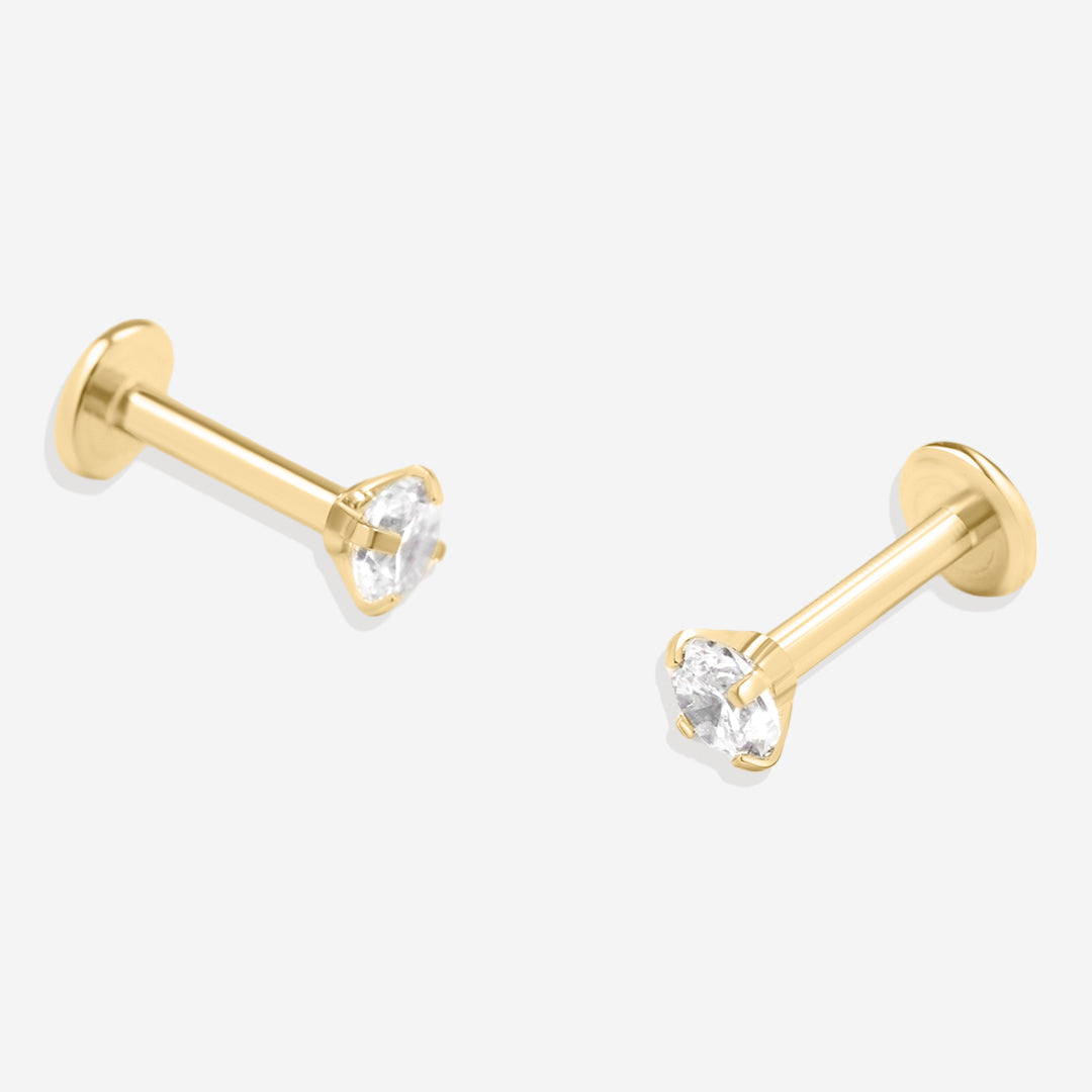 Kristall-Sleeper-Flatback-Stecker | 18g