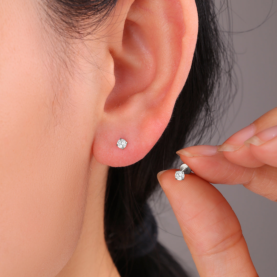 Kristall-Sleeper-Flatback-Stecker | 18g
