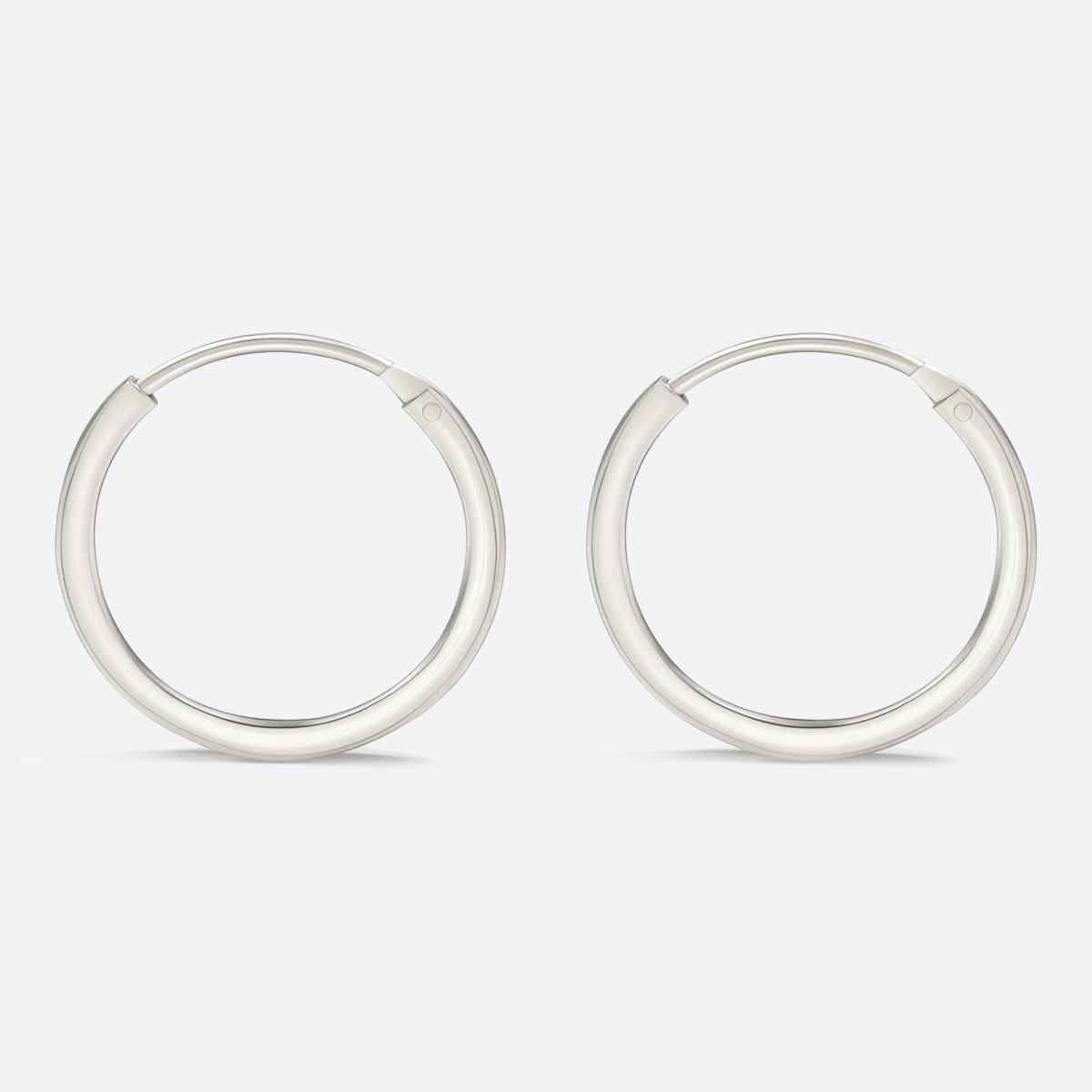 Endless Hoop Earrings in 925 sterling silver