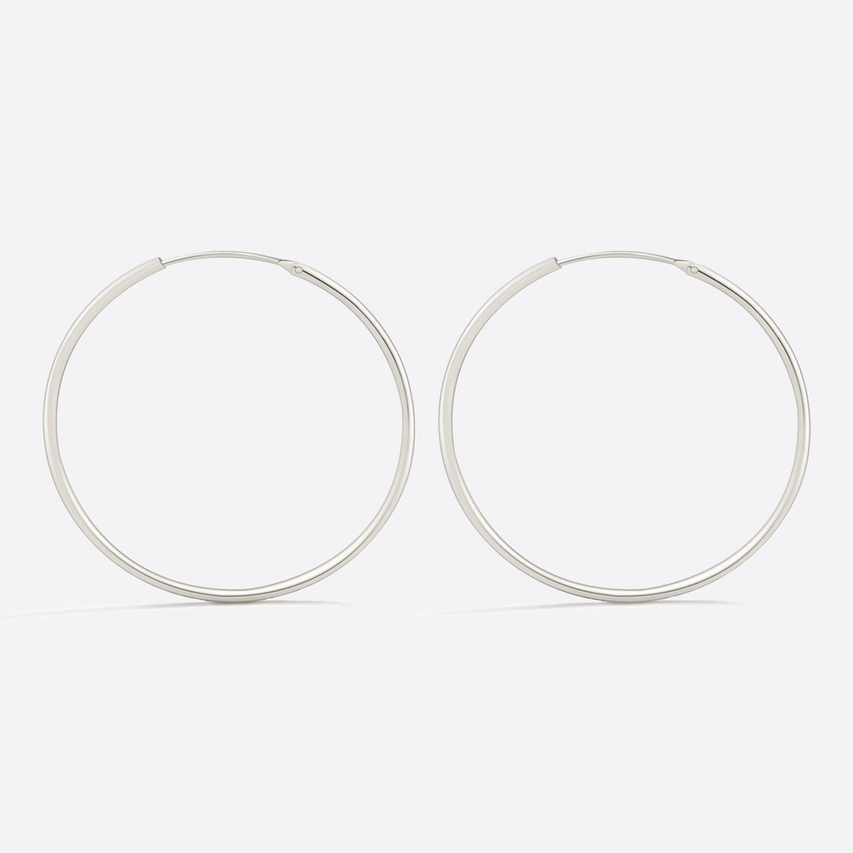 Endless Hoop Earrings in 925 sterling silver