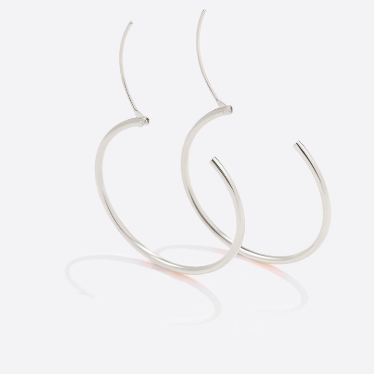 Endless Hoop Earrings in 925 sterling silver