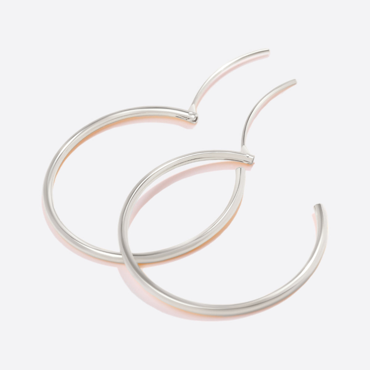 Endless Hoop Earrings in 925 sterling silver