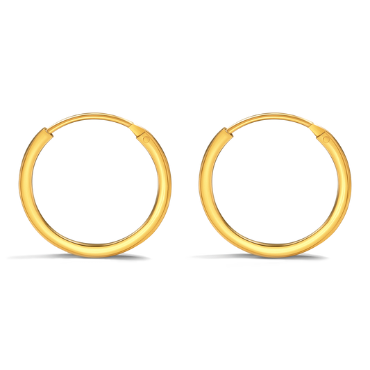 Endless Hoop Earrings — Vanny Jewels